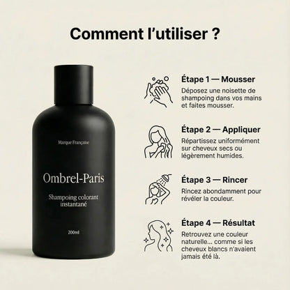 Shampoing colorant instantané Ombrel-Paris